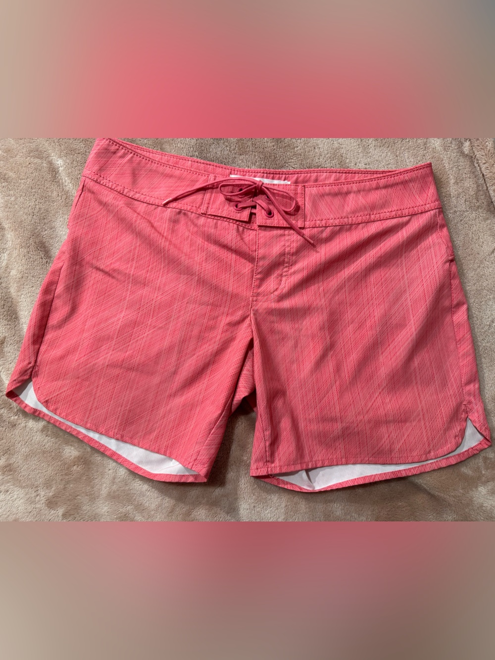 Carve Designs Board Shorts with 6” Inseam, Pink, Size 2